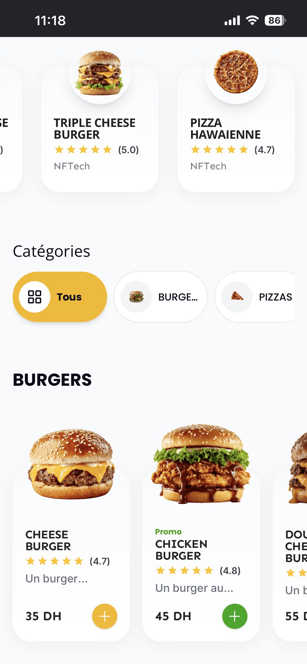 NFTech — customer storefront